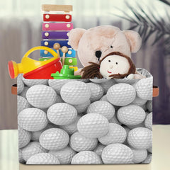 Peaom Golf basket folds flat to save storage space