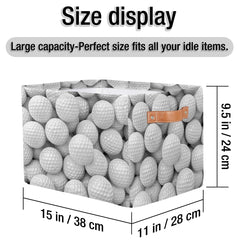 Peaom Golf storage bin ideal for shelves and office supplies