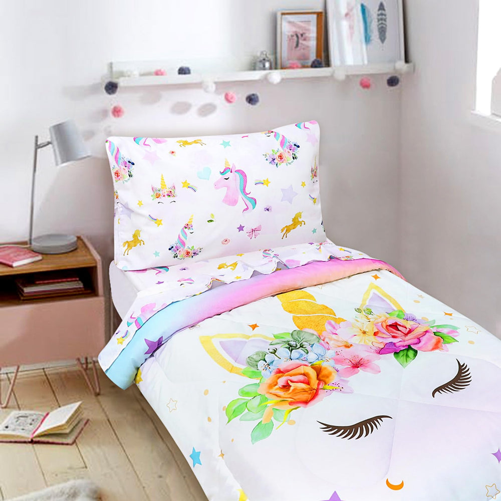 Pea Pod flat top sheet sized 45x60 for snug toddler bed fit