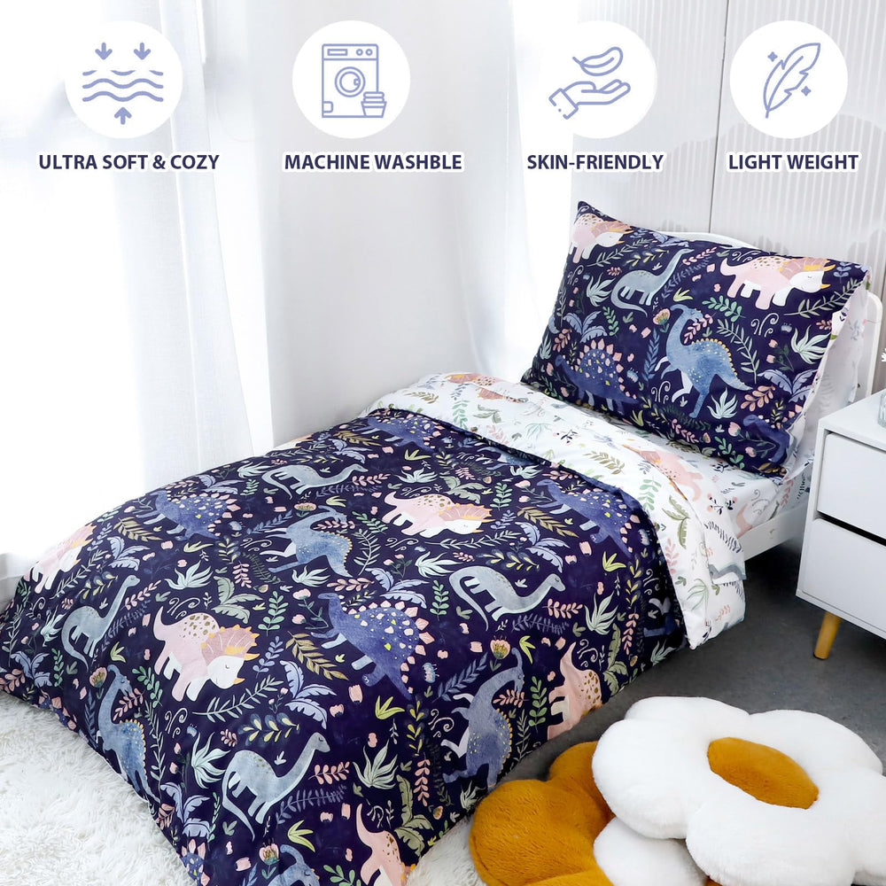Pea Pod pillowcase 20x29 blue coordinates with set for neat look