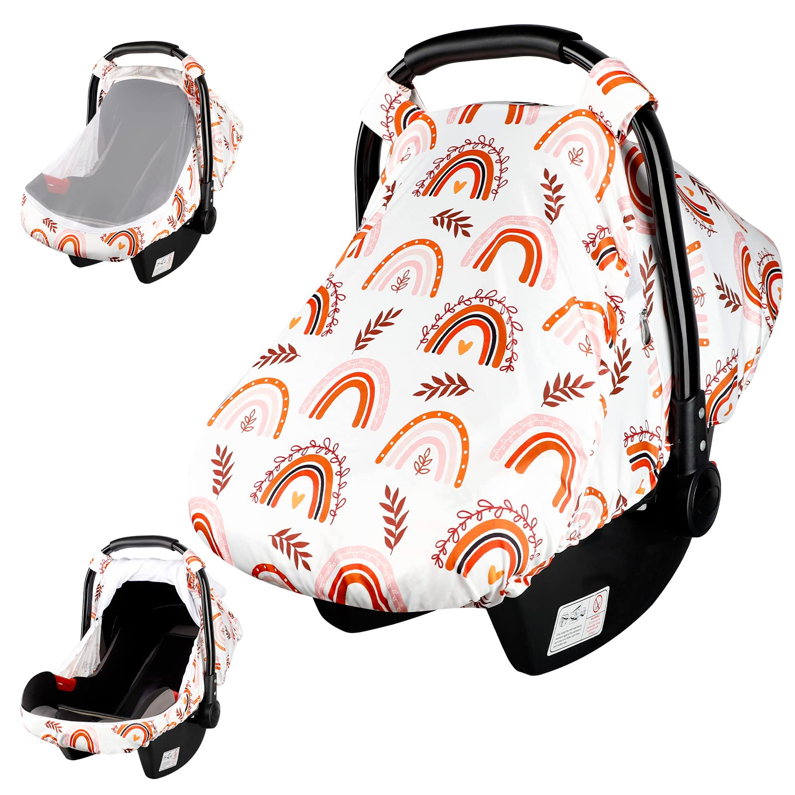 Pea Pod rainbow canopy with peep window for visibility and airflow