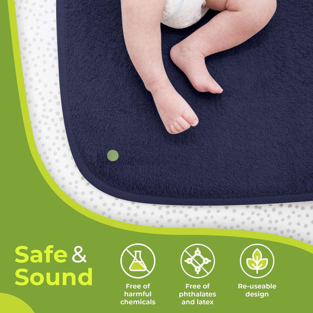 PeapodMats suitable for kids and adults as a bed protector.