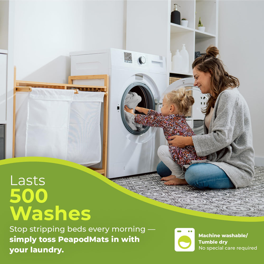 PeapodMats PFAS-free, latex-free safety materials protect families.