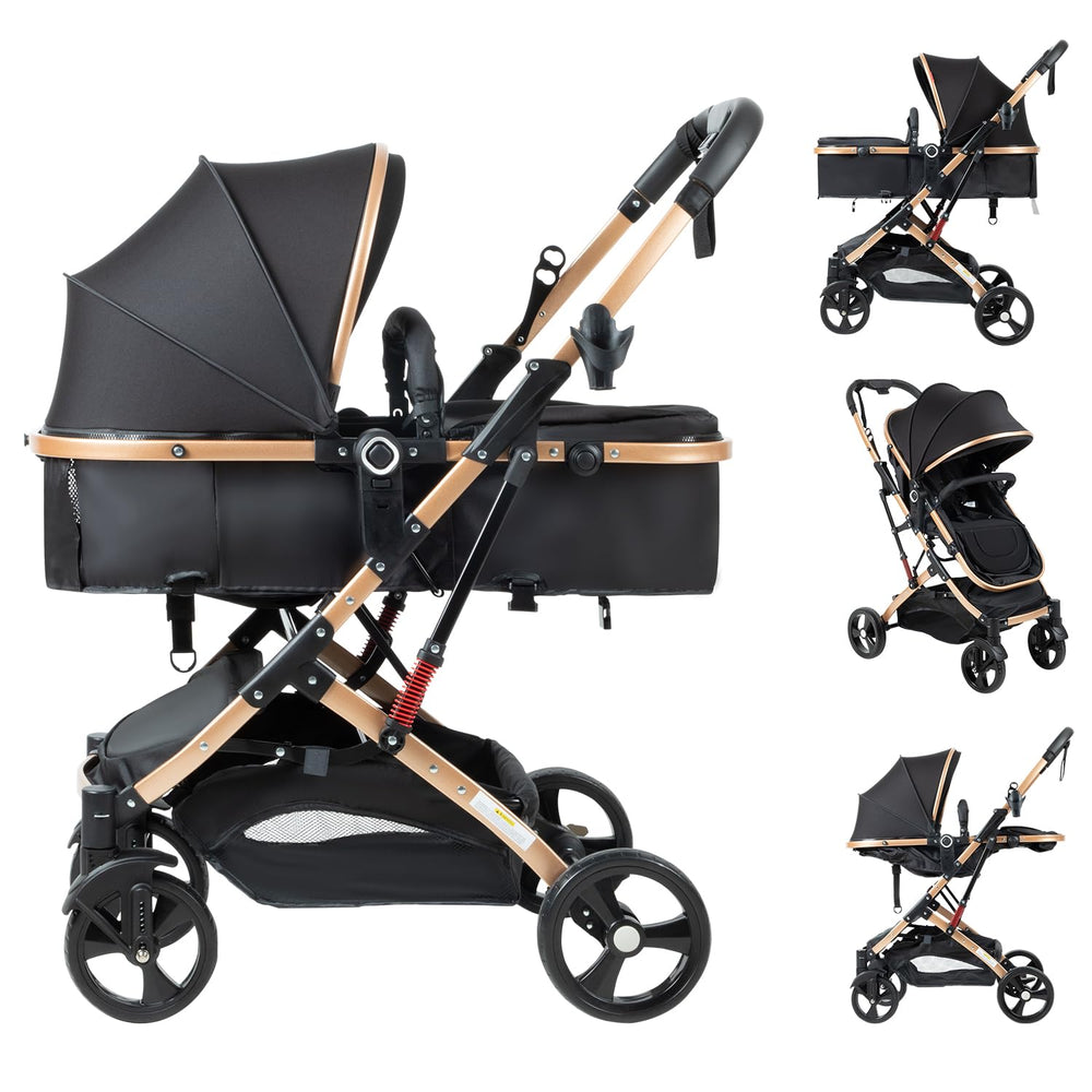 PEARLOVE 2in1 five-point safety belt, secure baby during strolls