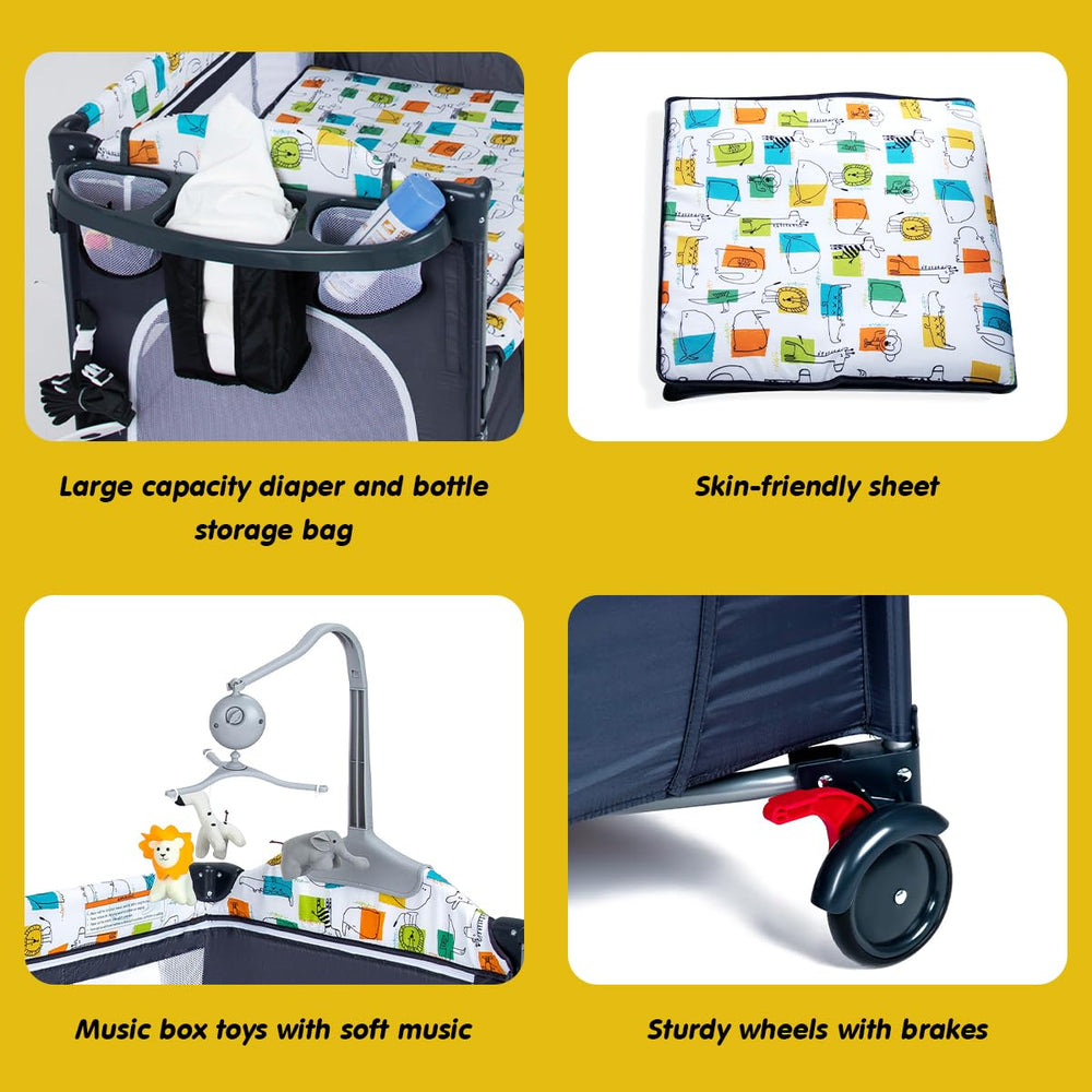 Pearlove rocking crib delivers soothing motion for calm mornings