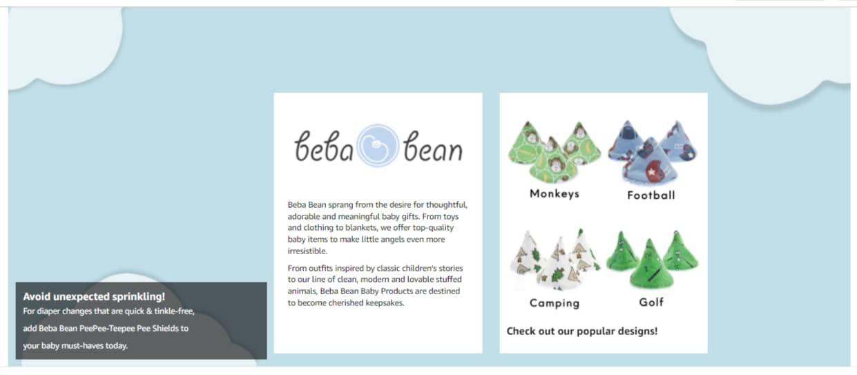 Pee-Pee Teepee travel-friendly storage fits nursery bags and changing stations