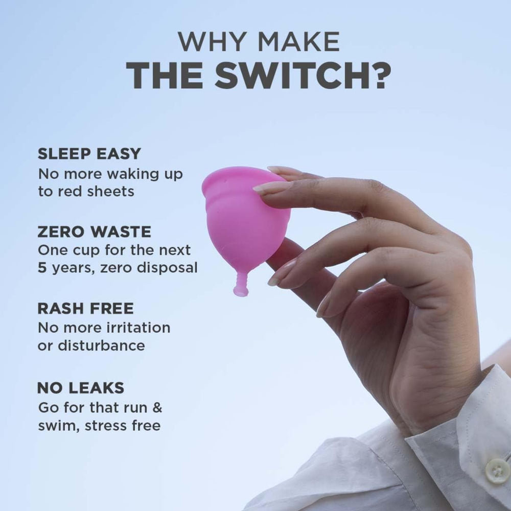 Pee Safe cup delivers up to 12 hours of wear.