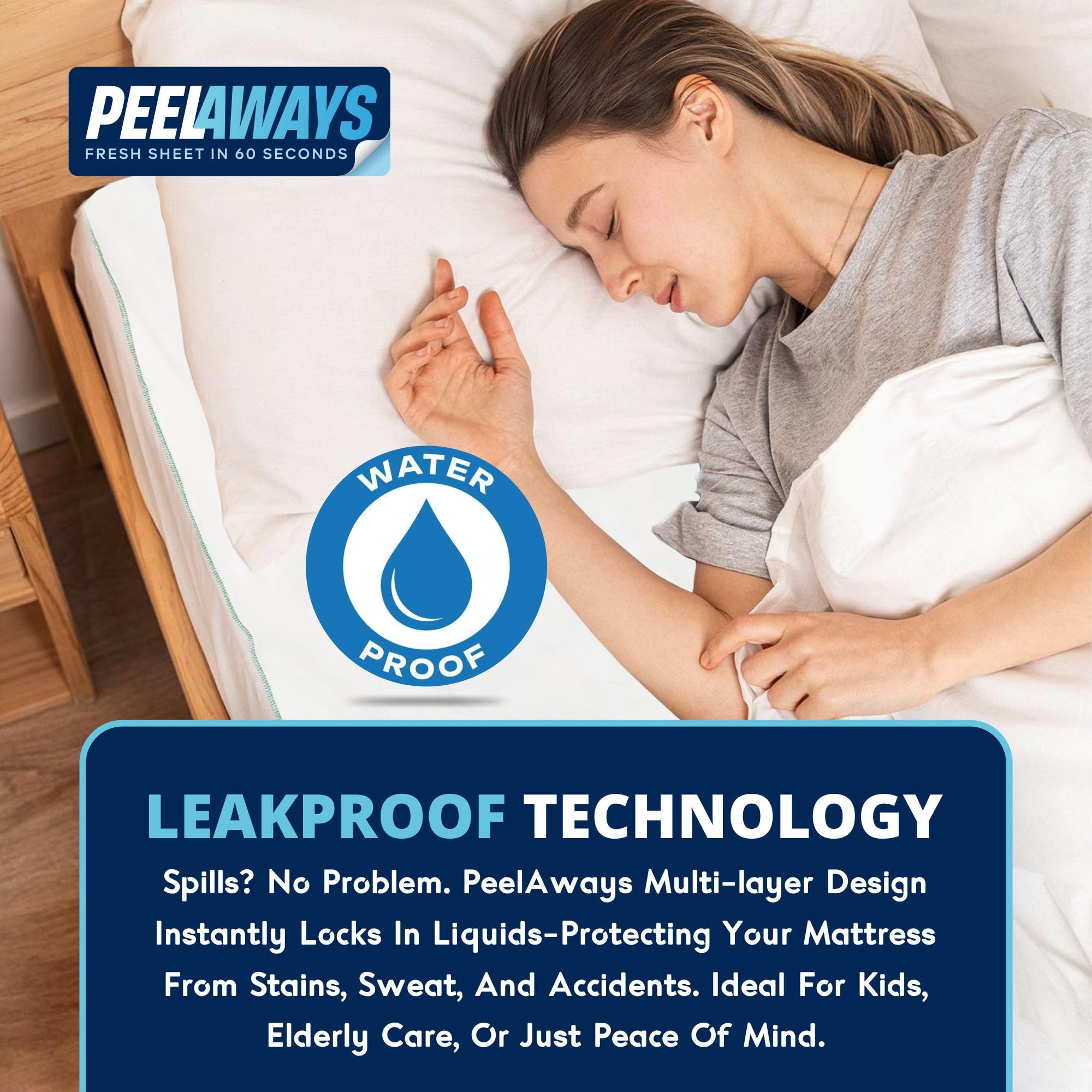 PEELAWAYS versatile sheets suit campers and RV beds for easy use