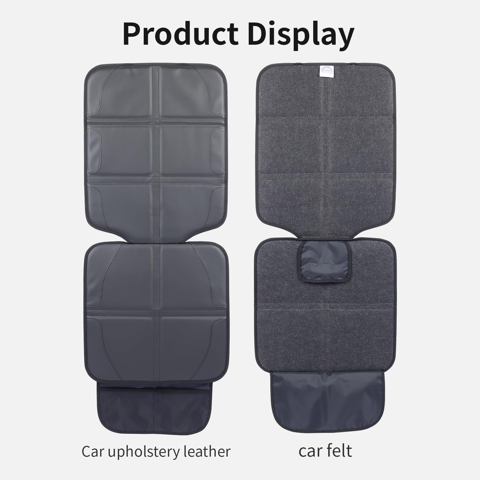 pefirst car seat protector simple wipe-clean maintenance.
