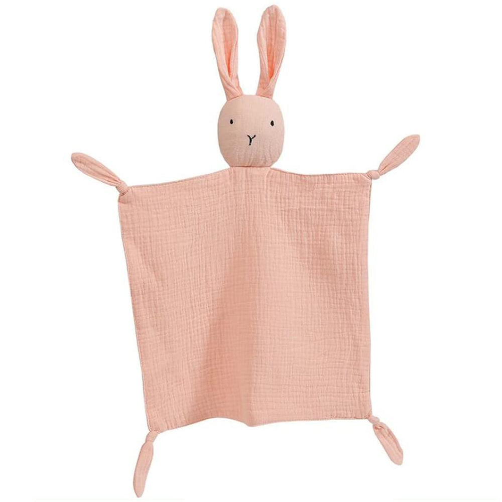 PEIPEIWU Bunny Lovey front view offers comforting security for baby
