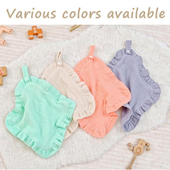 PEIPEIWU Loveys knots style supports teething grip and secure handling.