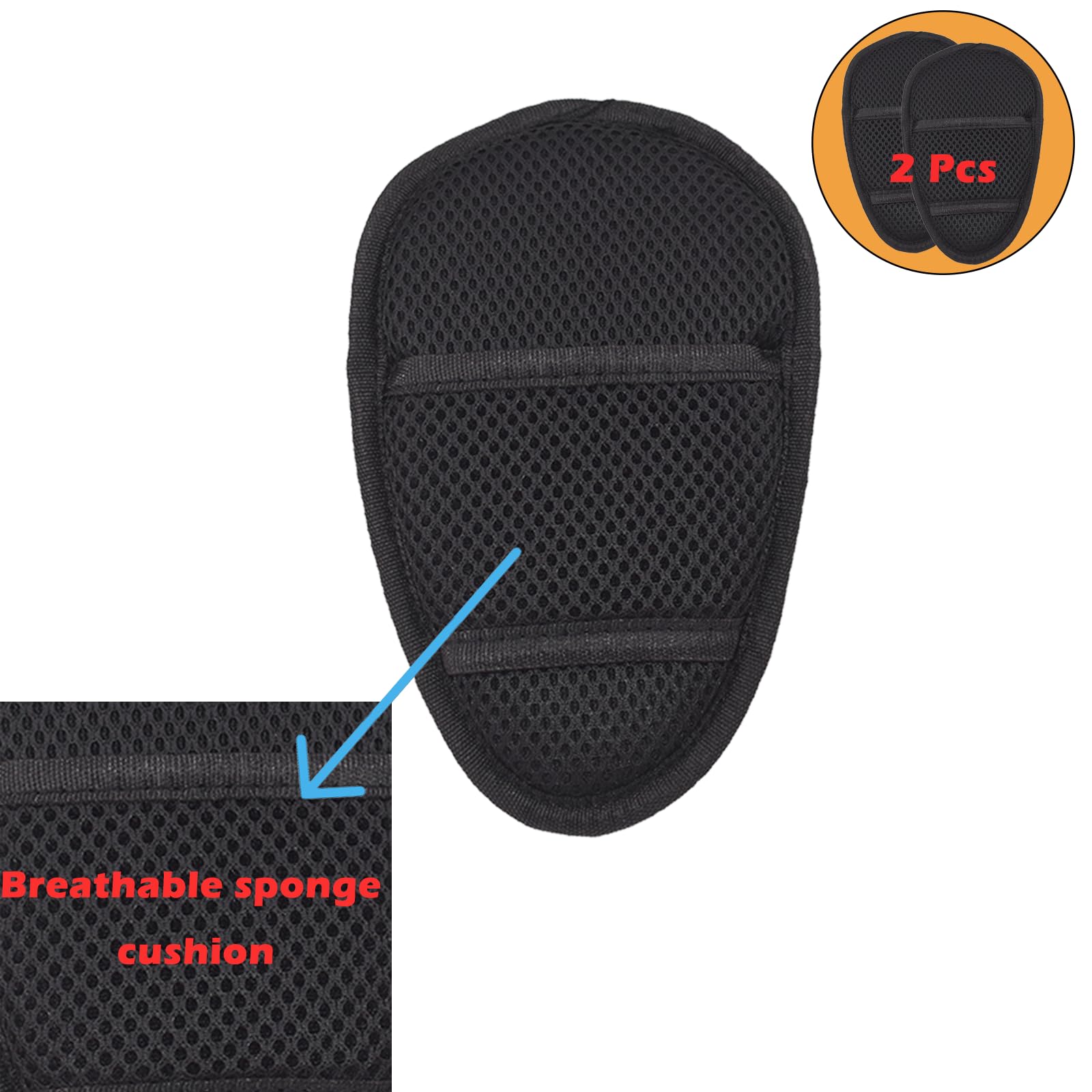 Peixiong crotch pad on stroller belt, secure fit reduces rubbing during walks.