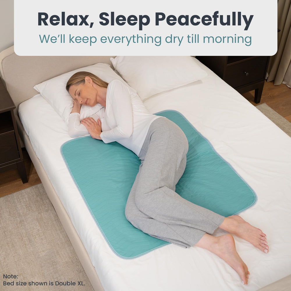 PELEGON bed pad absorbent core keeps moisture away for a dry morning
