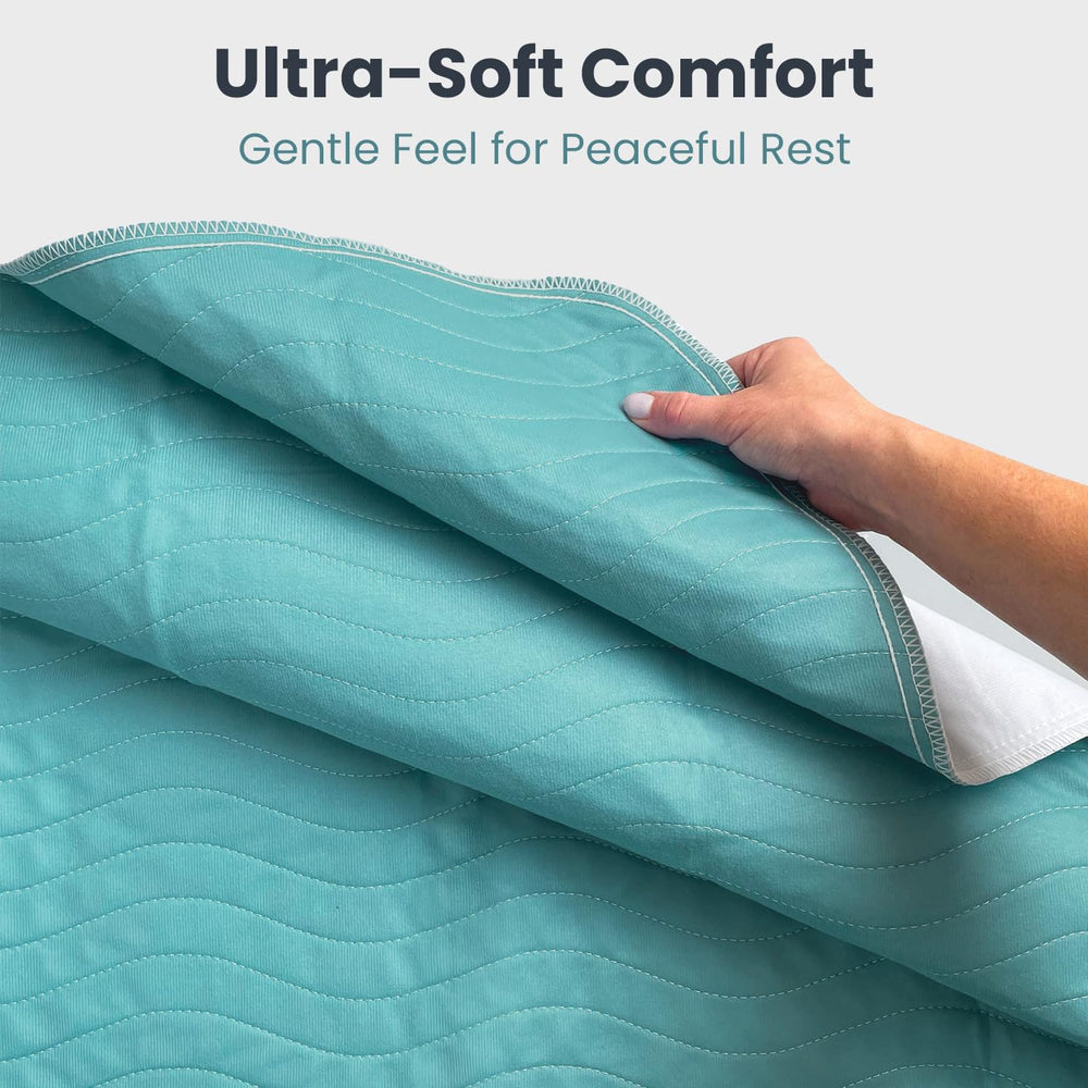PELEGON durable bed pad supports up to 500 washes