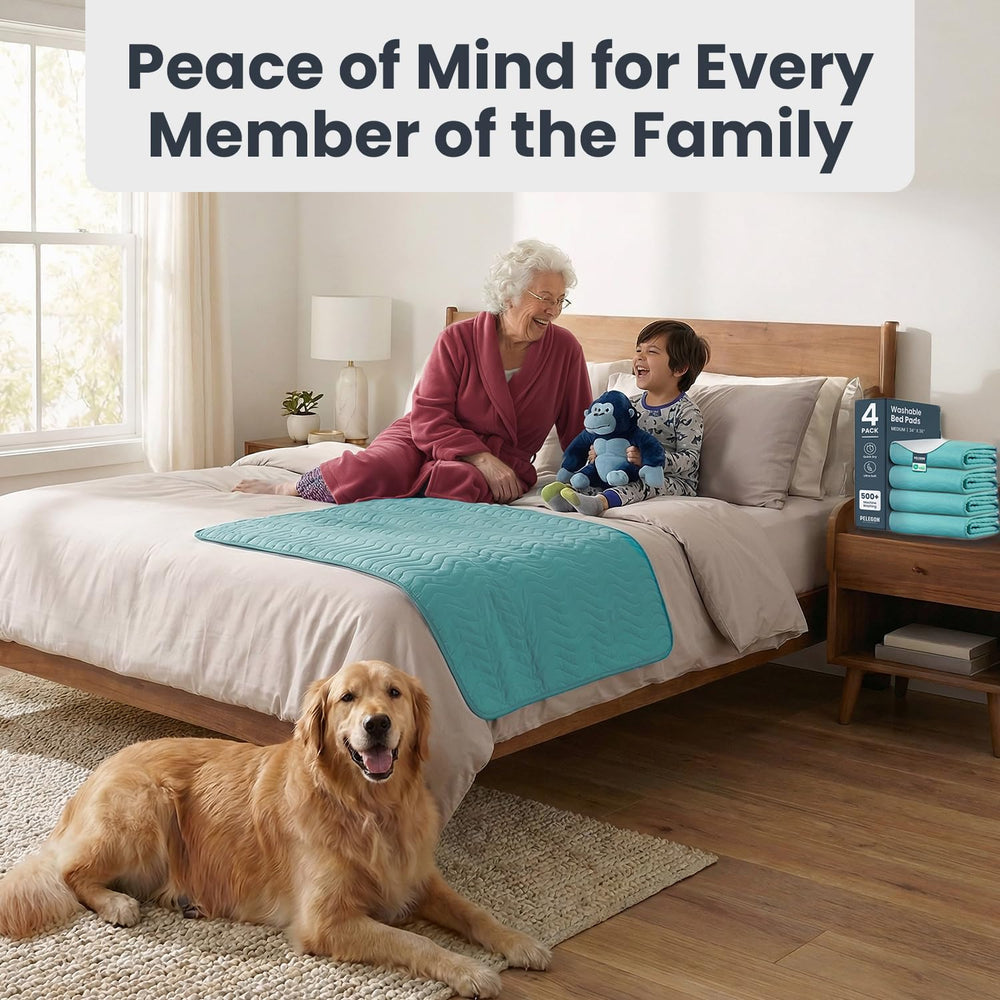 PELEGON bed pad pack of 2 offers convenient coverage for beds