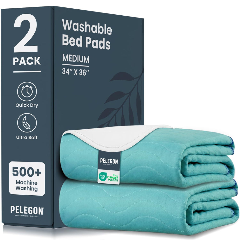 PELEGON bed pad waterproof top layer protects bedding during overnight use