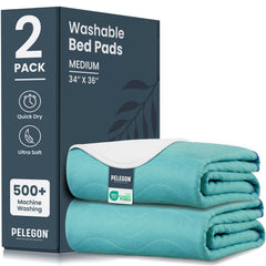 PELEGON bed pad waterproof top layer protects bedding during overnight use