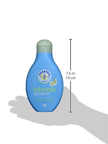 Penaten Baby Intensive Cream Bath foaming formula for soothing bath time.