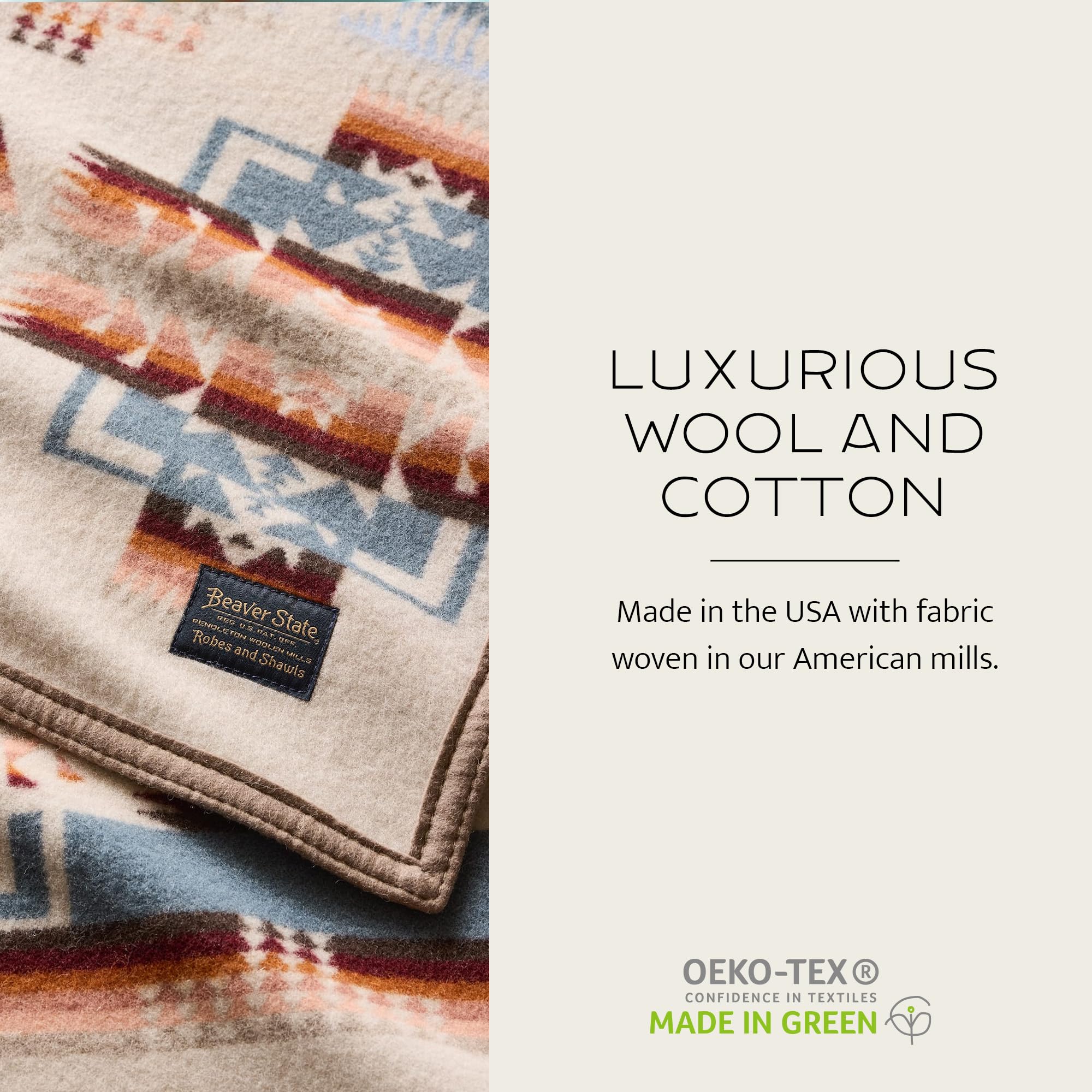 Pendleton Chief Joseph crib blanket ideal for stroller use and travel