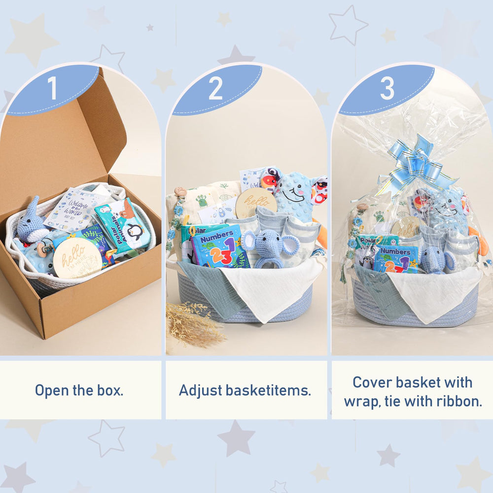 Pengtai milestone sign and crinkle books for sensory play and memories