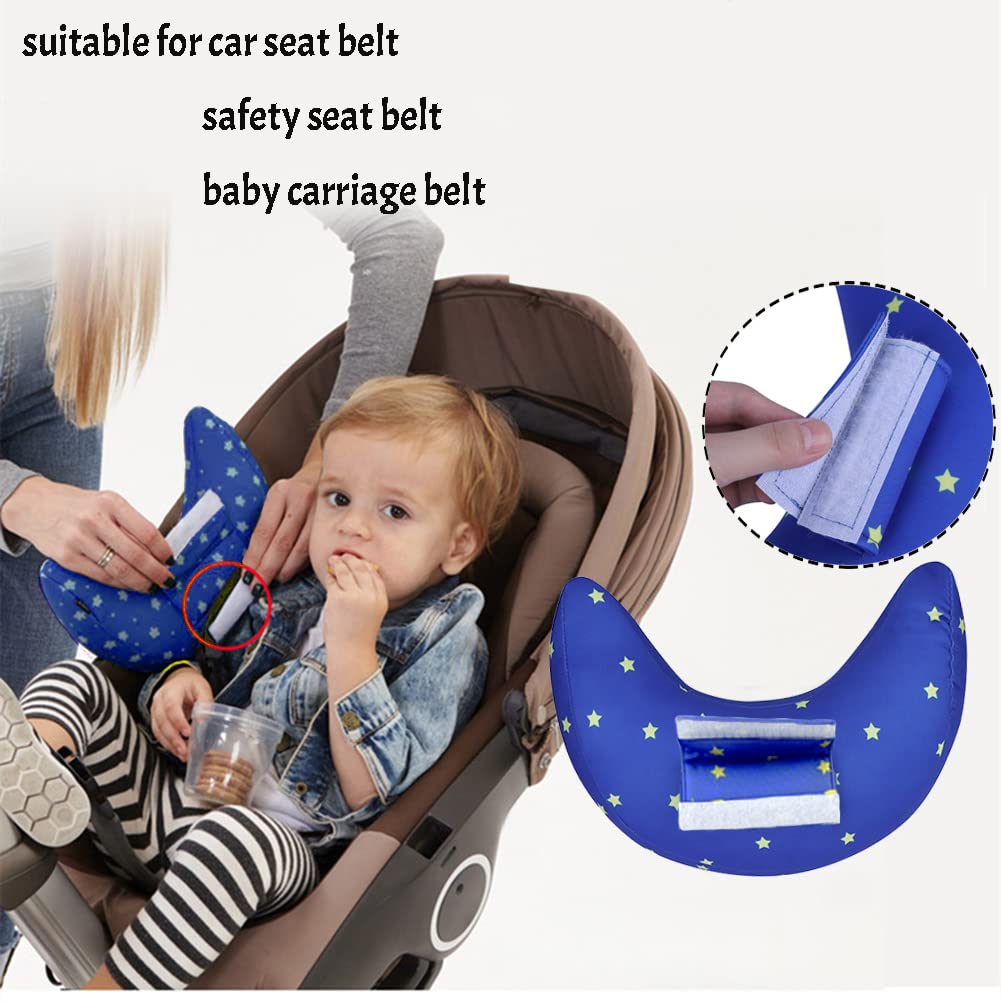 Peninsula Love seatbelt pillow attachment with hook and loop keeps pillow in place.