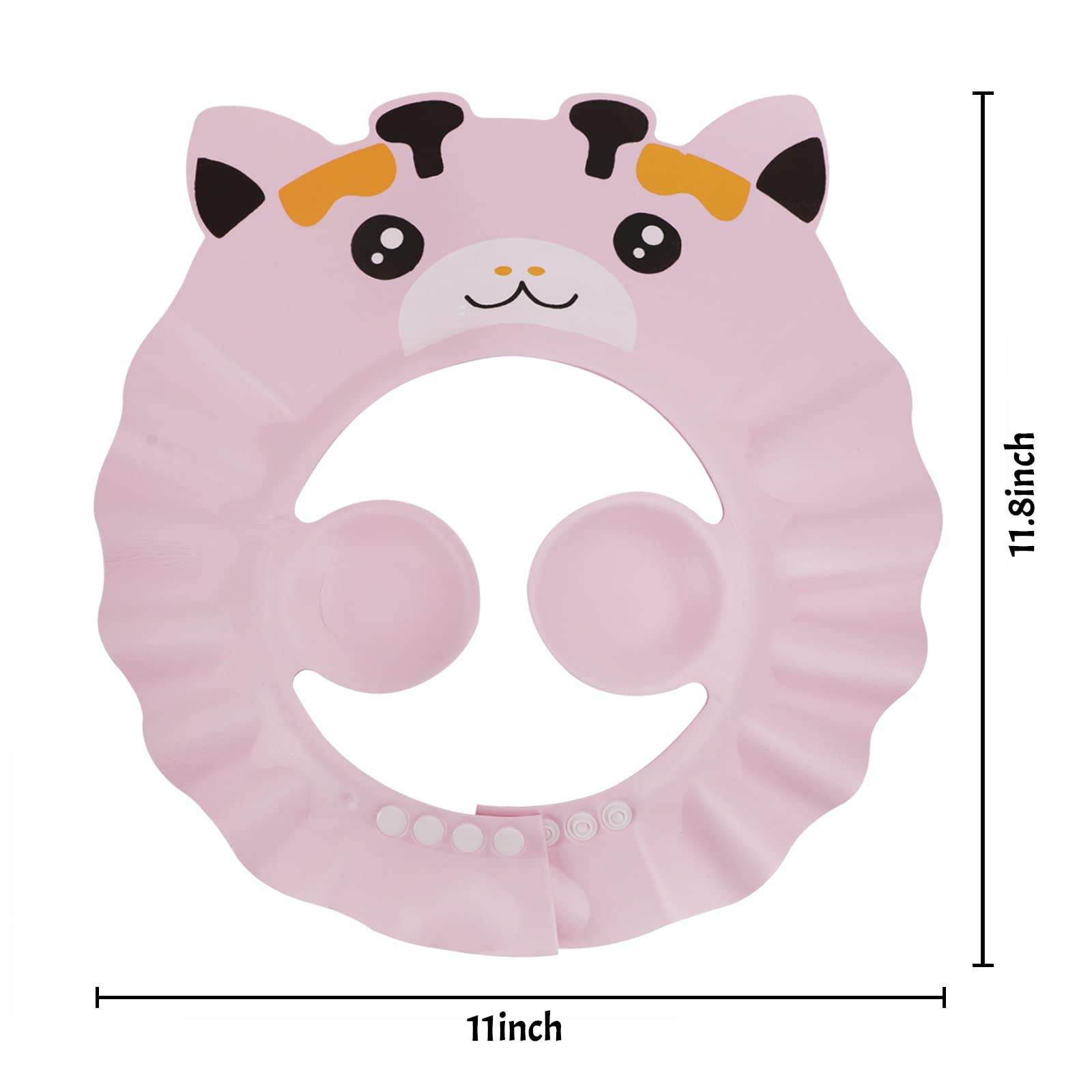 PENINSULA LOVE bath shield doubles as a haircut cap for trims.