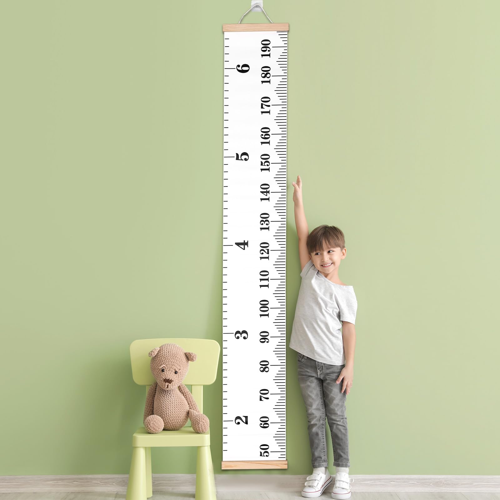 Penitue height chart supports growth tracking from infancy to adolescence.