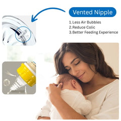 Pequeño compatibility with Similac 360 Total Care Ready to Feed bottles.