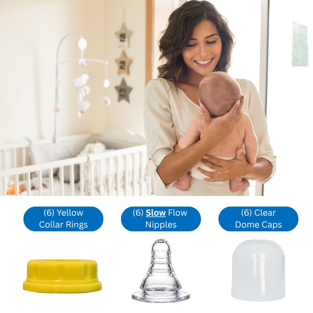 Pequeño BPA-free parts ensure safe, easy-to-clean feeding accessories.