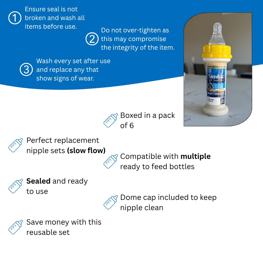 Pequeño easy-to-clean design speeds up busy morning bottle prep.