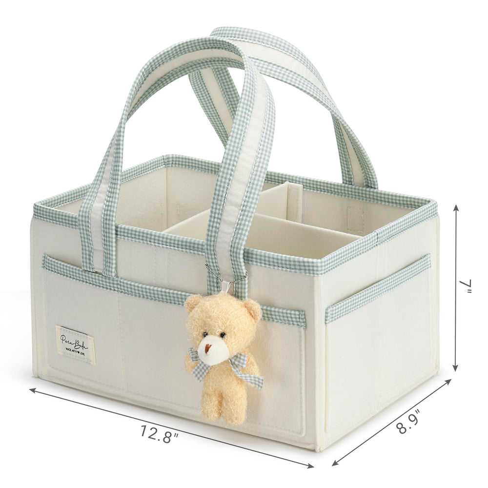 PeraBella car organizer doubles as a bedside changing station on the go.