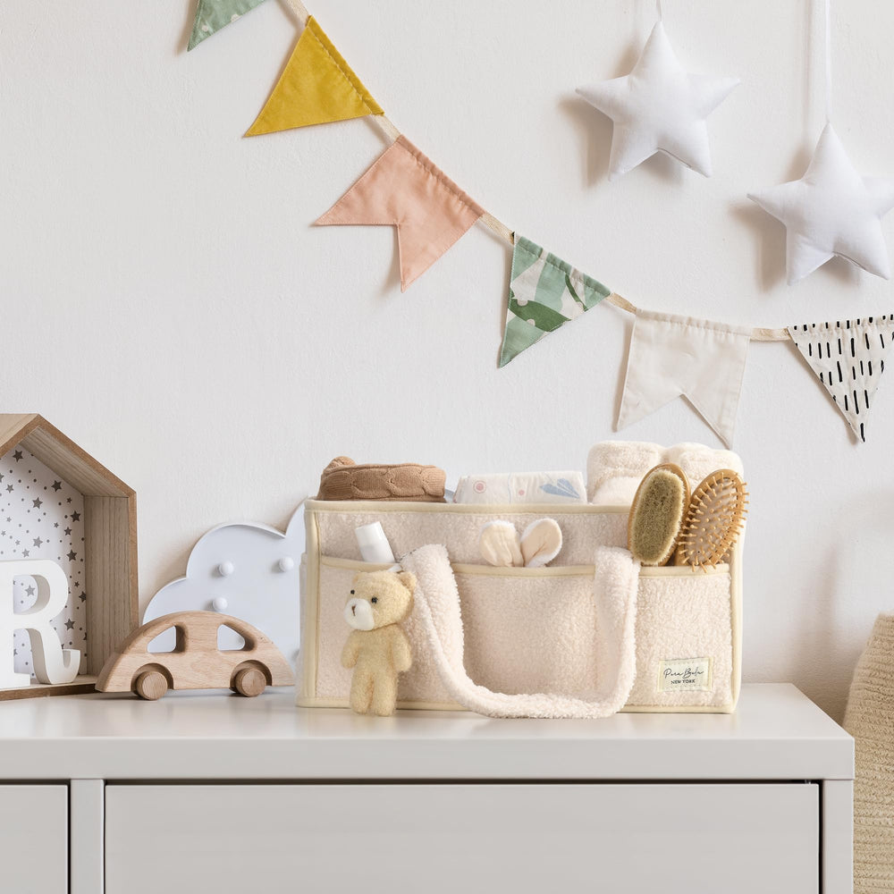 PeraBella diaper tote organizer offers multipurpose storage for nursery and car.