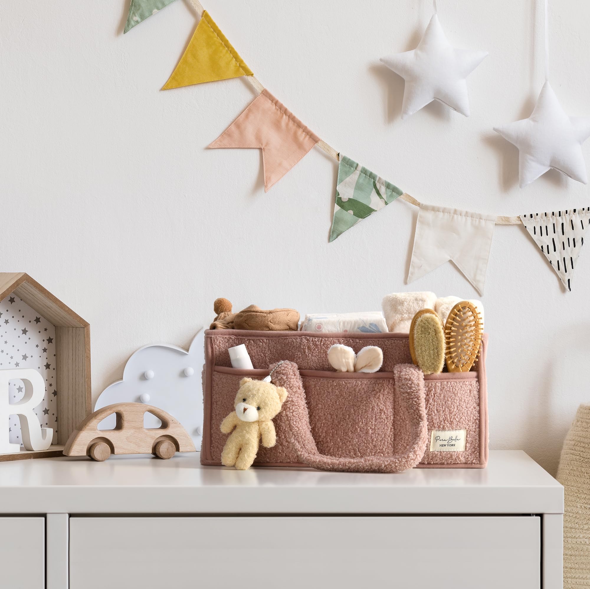PeraBella storage solution keeps changing essentials close at hand.