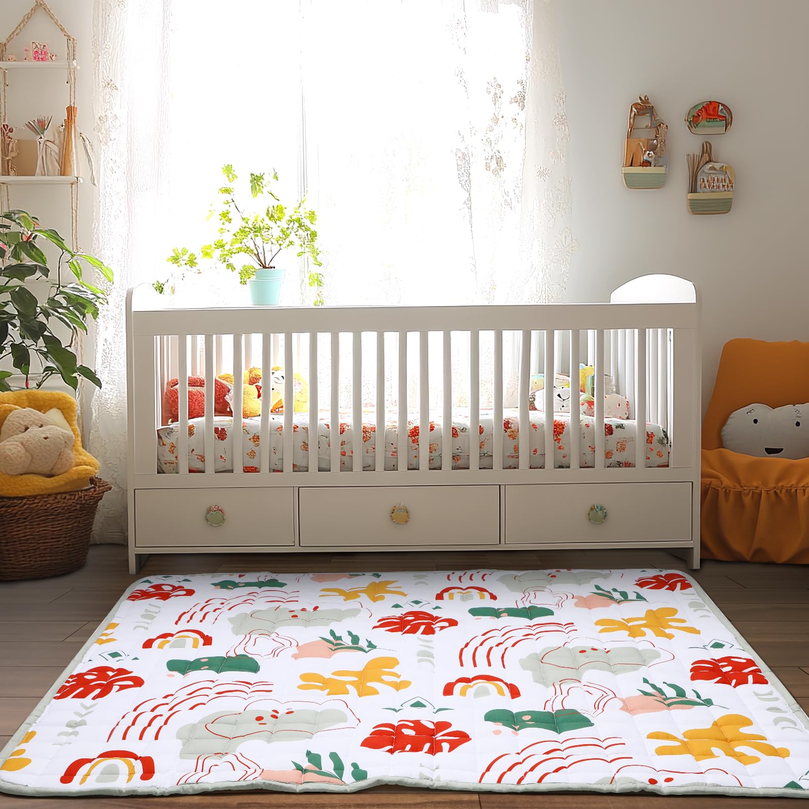 Percozzi boho play mat foldable design for easy packing