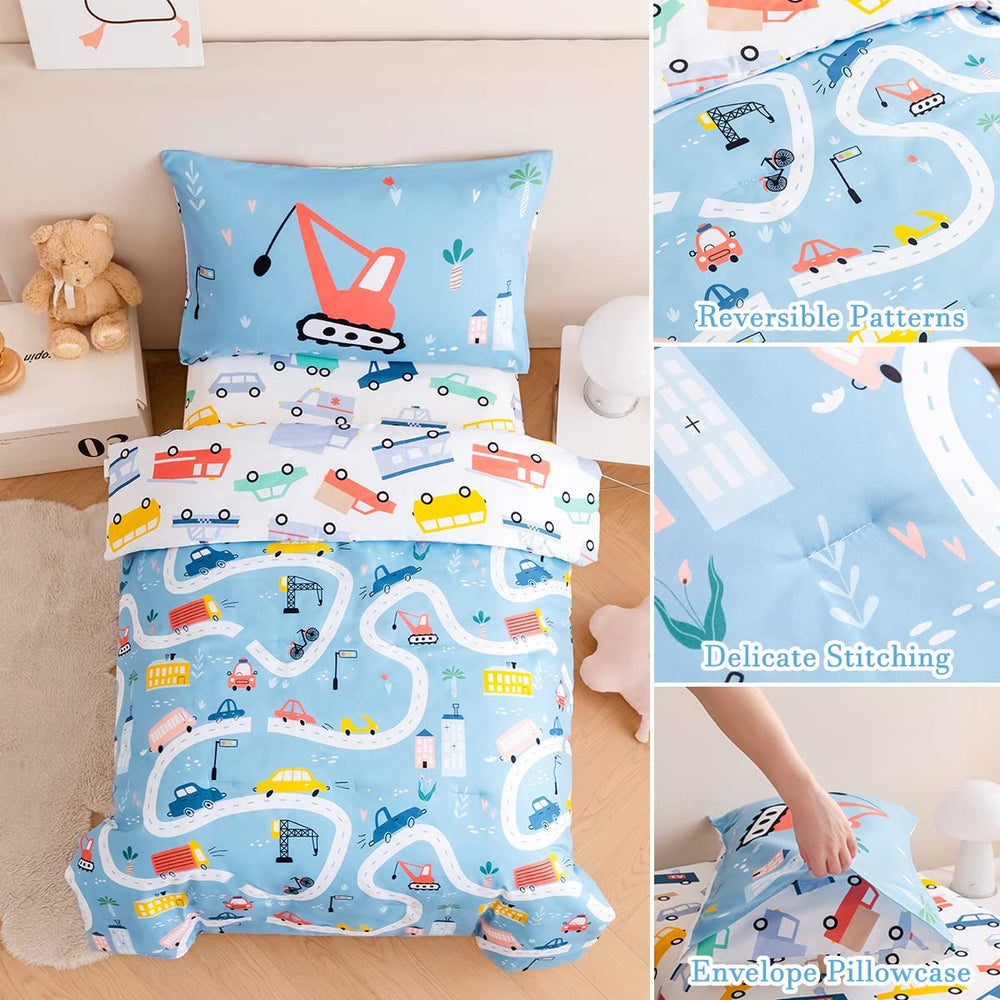 PERFEMET flat sheet with coordinating vehicle print