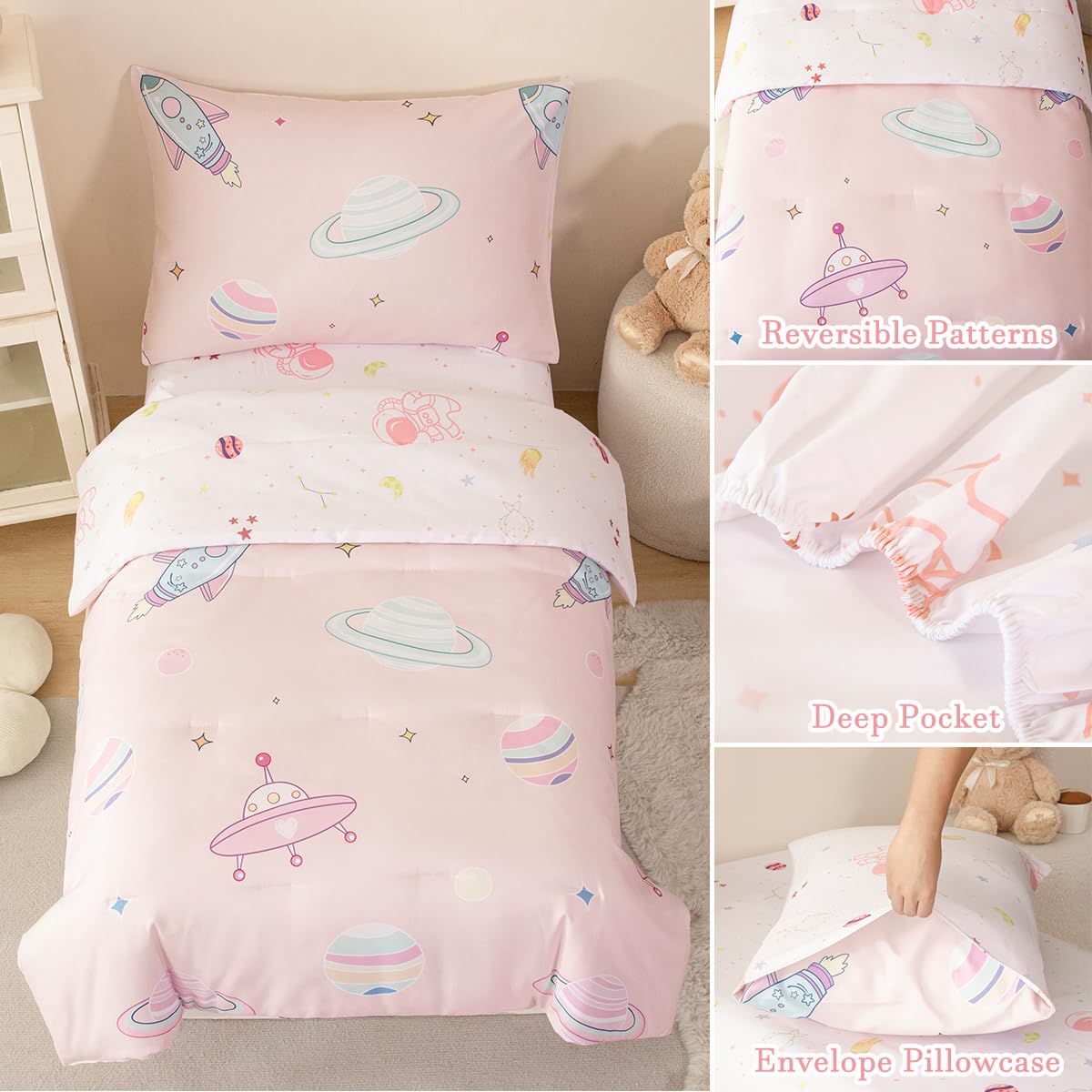 PERFEMET astronaut design close-up ideal for themed sleep spaces.