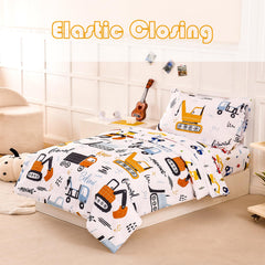 PERFEMET elastic-bottom fitted sheet keeps mattress snug