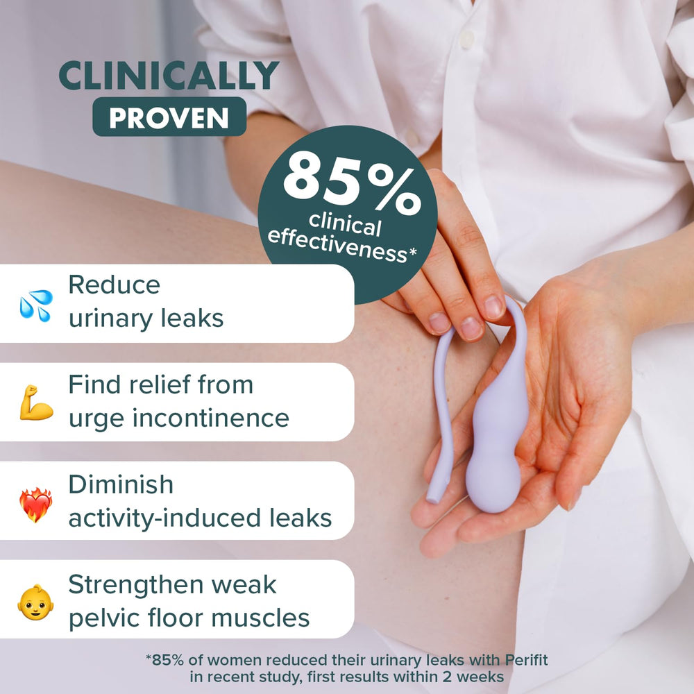 Perifit Care+ app dashboard shows real-time contraction feedback for guided training