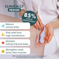 Perifit Care+ app dashboard shows real-time contraction feedback for guided training