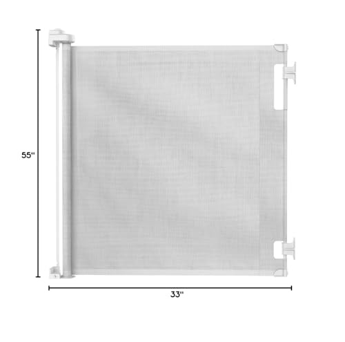 Durable UV-resistant mesh on Perma Child Safety gate withstands daily use