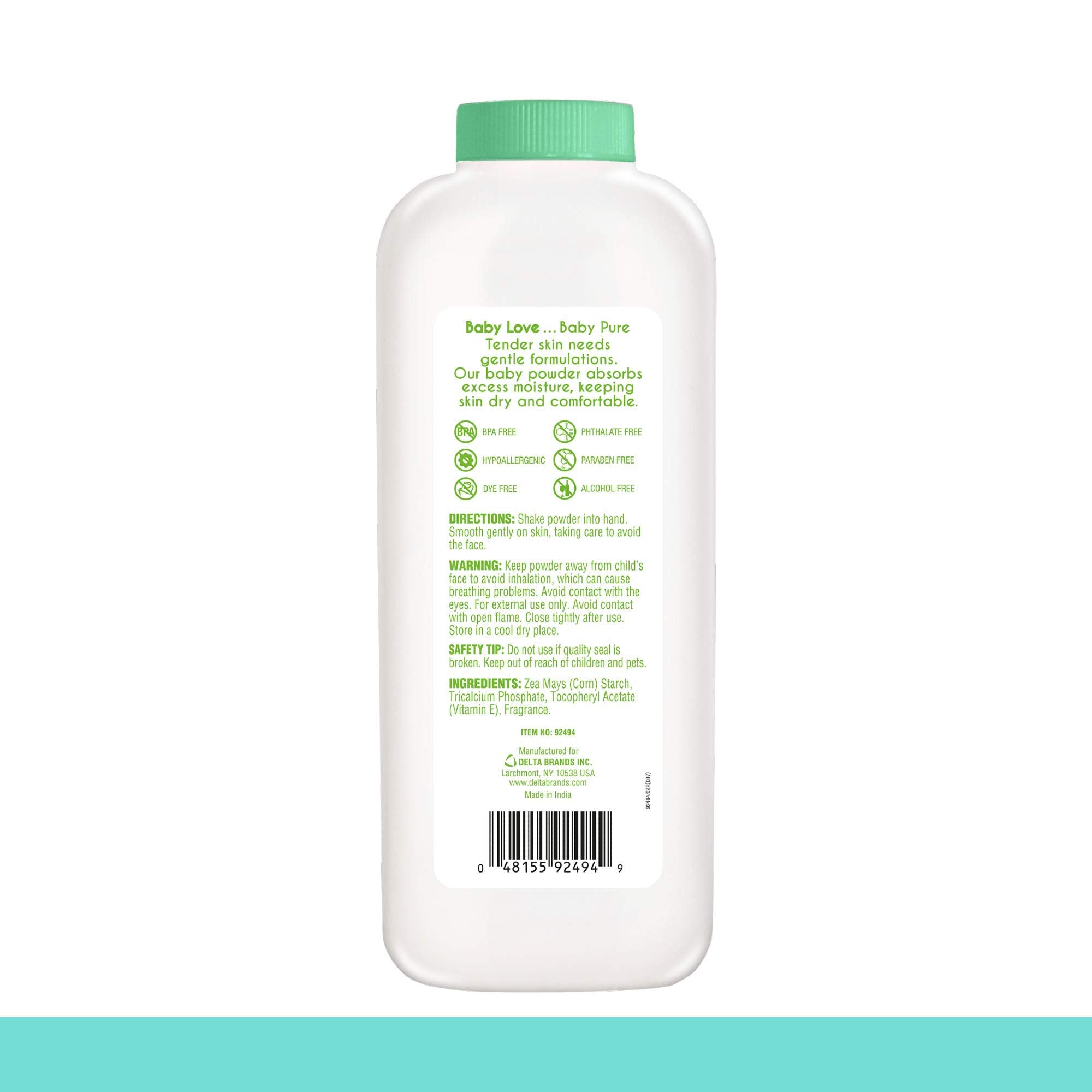 Personal Care Baby Powder for family use across ages emphasizes versatile care.
