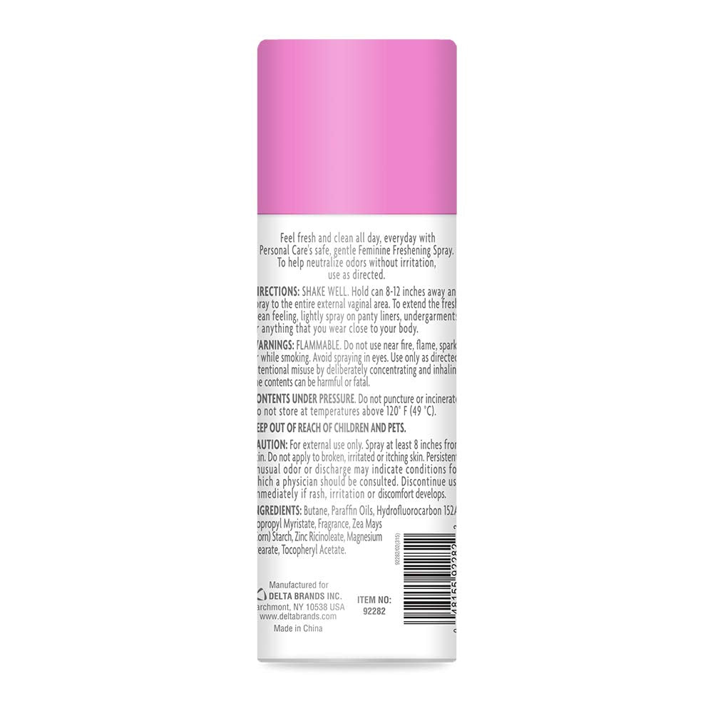 Personal Care hypoallergenic label close-up for gentle daily use