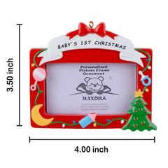 Personalized Ornaments resin craftsmanship offers durable, detailed finish for yearly holiday use.