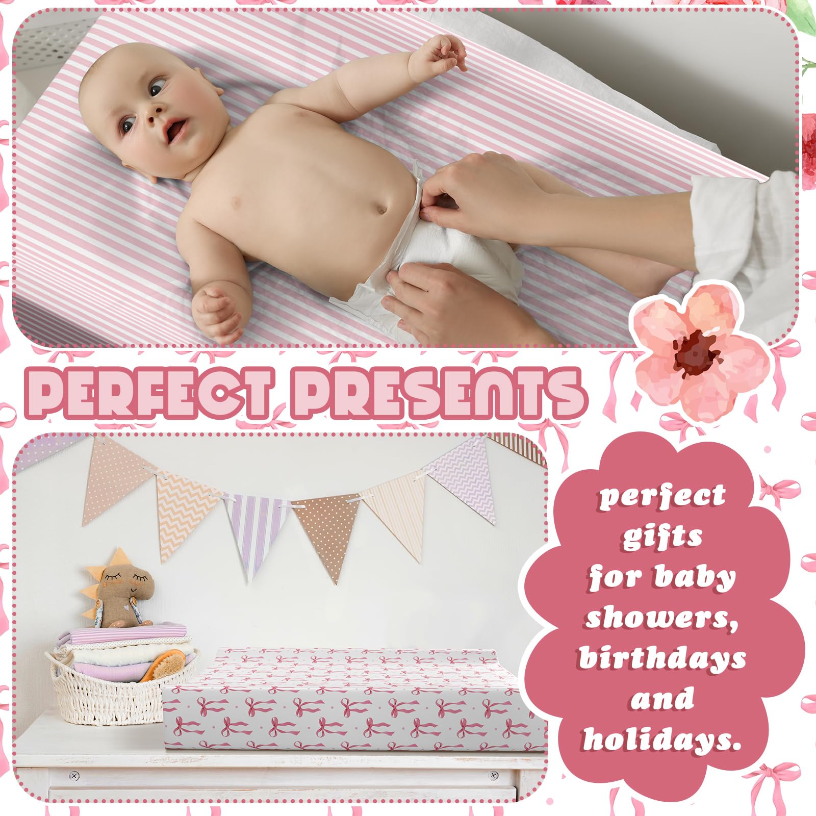 Peryiter machine-washable changing pad cover for easy cleaning