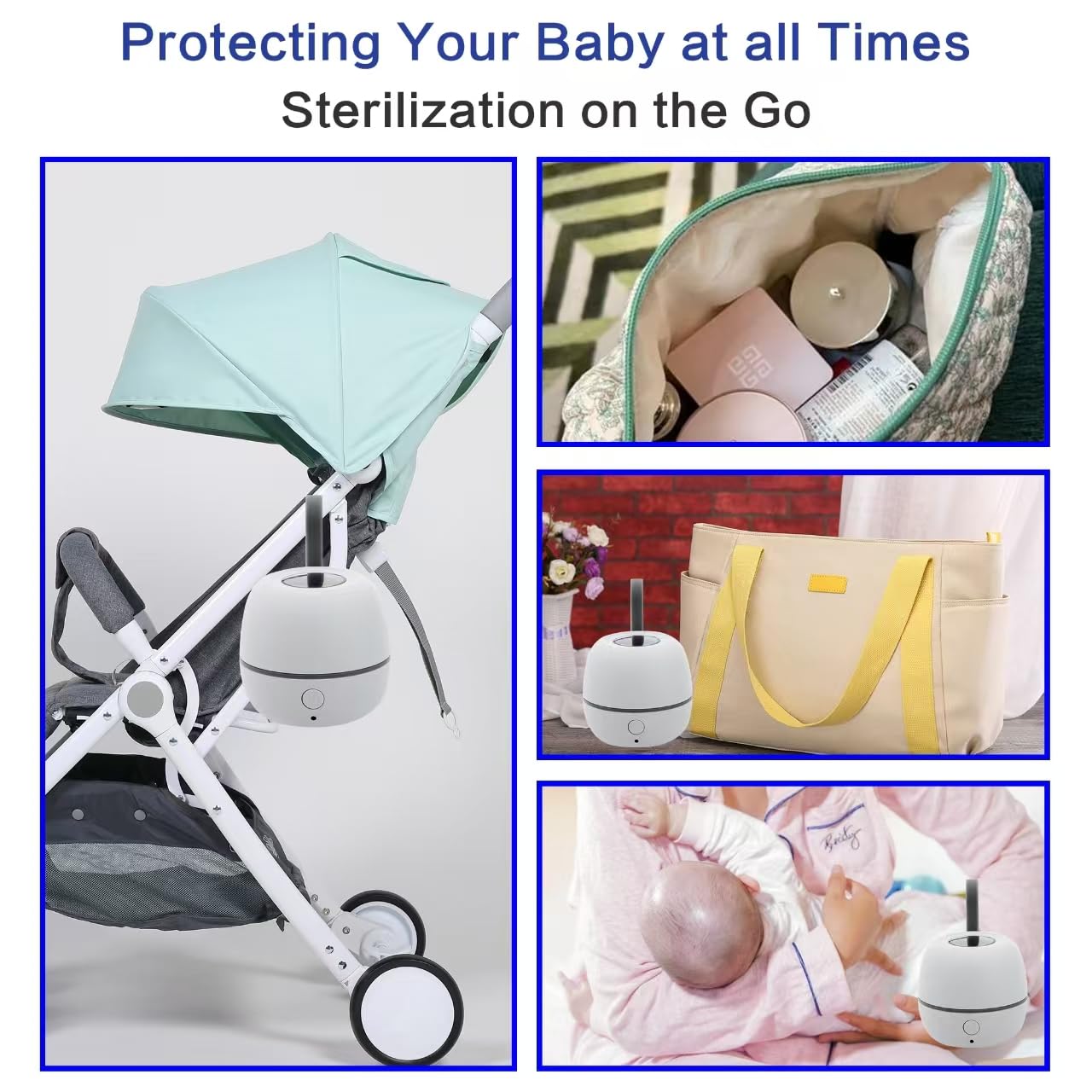 PESTUSRD UV Pacifier Case sleek design for everyday use.
