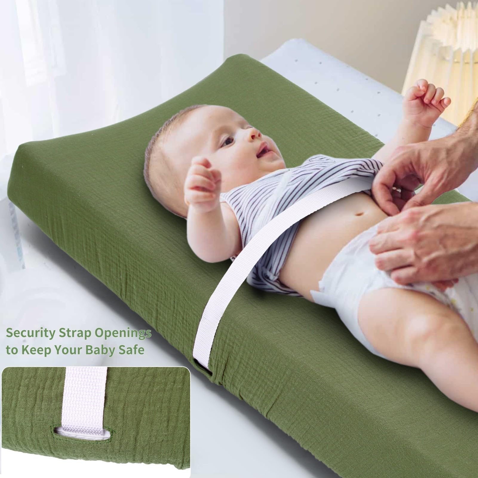 Pet Rejoir changing pad cover 2-pack on display for convenient swapping