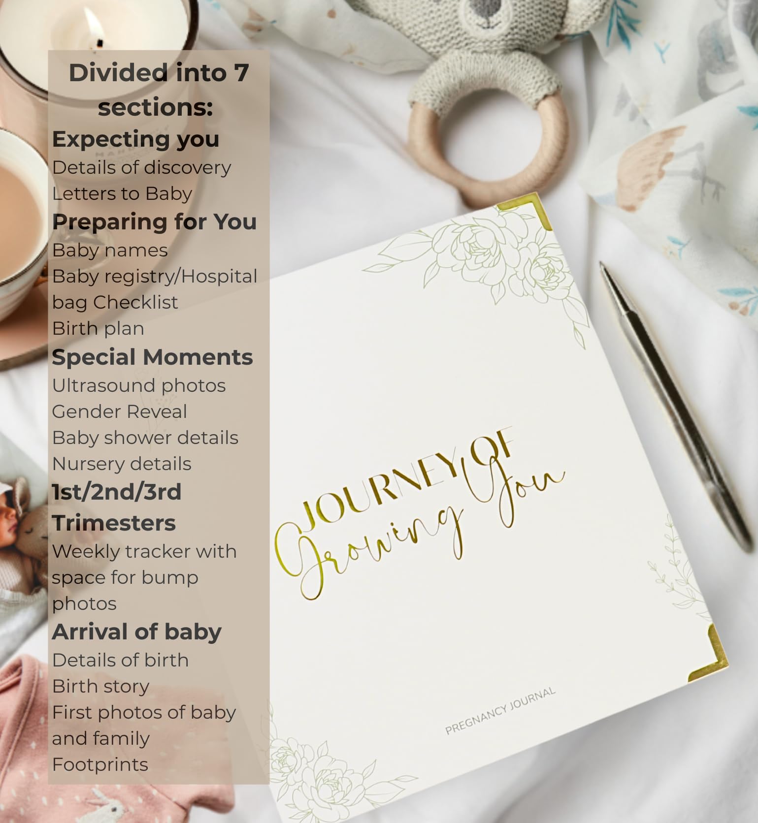 Petal & Pearl PP photo pocket invites preserving precious memories.