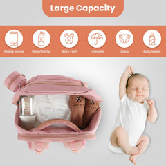 Petino Pura insulated pockets demonstrating bottle temperature control.