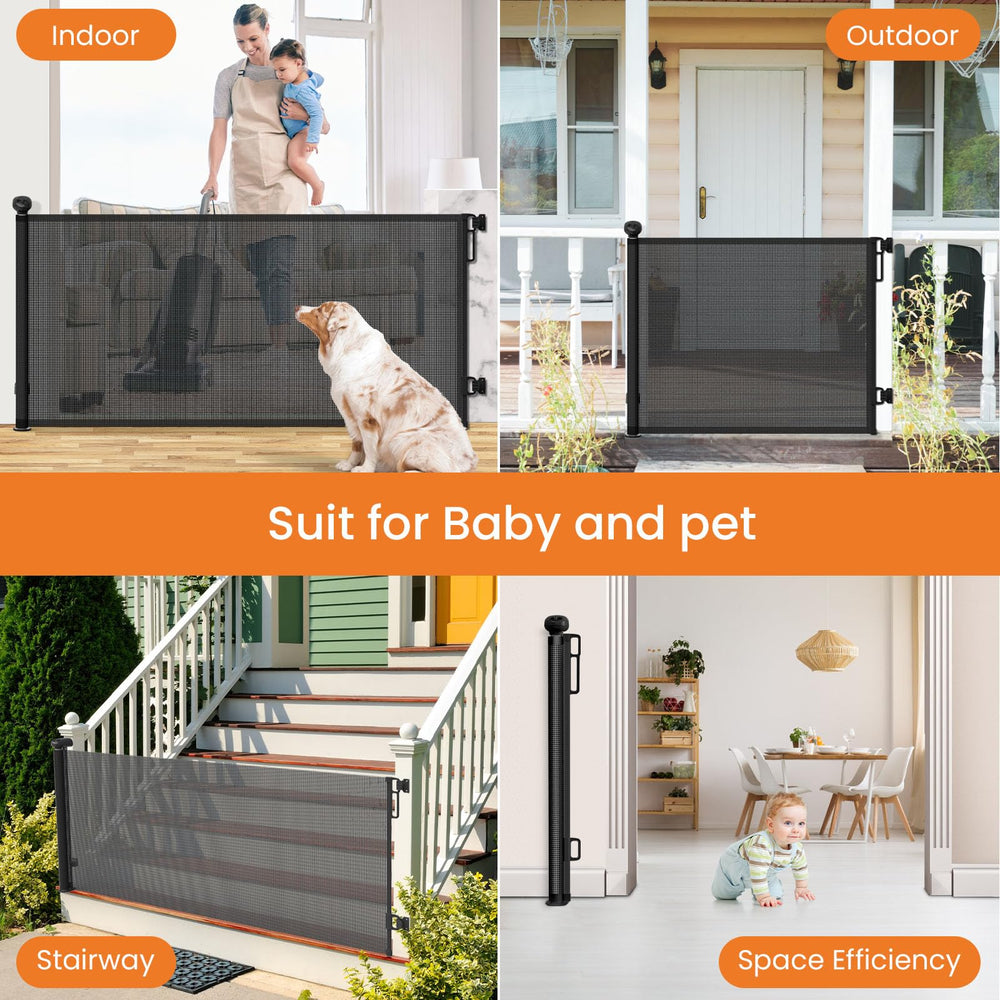 Petstars kitchen access blocked by retractable gate
