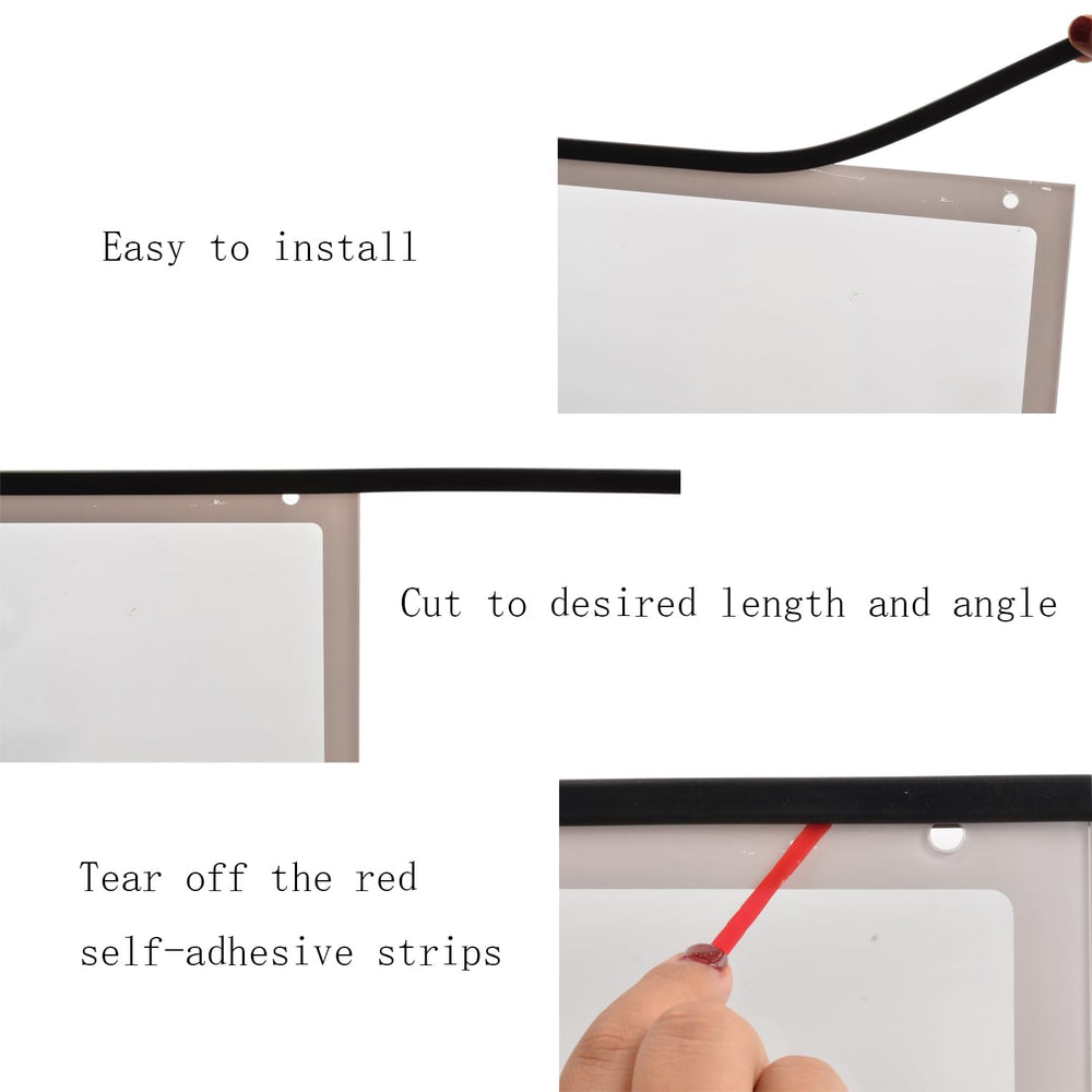 Pettyelf edge trim easily removed without leaving marks or corrosion.